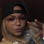 Janine S. - Clear Pink - round - plastic