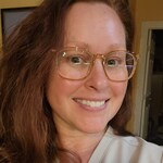 Teri H. - Clear Orange - rectangle - plastic-metal