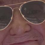 MARY R. - Gold - aviator - metal