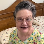 Julie S. - Clear Pink - rectangle - acetate