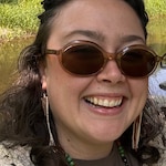 Lily K. - Clear Brown - oval - acetate