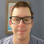 Brian F. - Black - rectangle - acetate