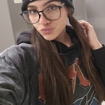 Dominique M. - Matte Black - round - plastic