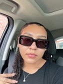 Katie R. - Black - rectangle - acetate