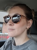 Calley A P. - Brown/Tortoise - round - plastic
