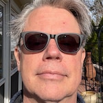 Steven C. - Matte Black - square - plastic