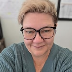 Marie-Aude L. - Black Clear - square - plastic