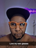 trevion L. - Orange - square - acetate