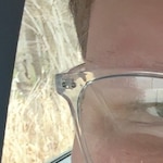 Brenton C. - Clear - square - plastic-metal