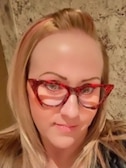 Tami V. - Red Floral - horn - acetate