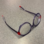 Jennifer - Purple - geometric - acetate