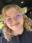 Kayla H. - Clear Purple Gold - square - acetate