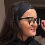 Samantha C. - Floral - square - plastic