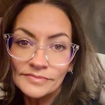 Leslie P. - Clear - rectangle - acetate