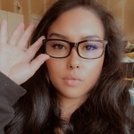 Marina P. - Black - rectangle - acetate