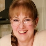 Diane W. - Floral - round - acetate
