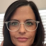 Lindsay H. - Matte Clear - round - plastic