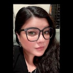 Kimberly S. - Black - square - plastic