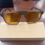 Juan R. - Frosted Gray - square - acetate