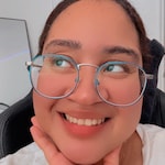 Samantha H. - Frost Blue - round - metal