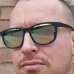 Preston R. - Matte Black - square - plastic