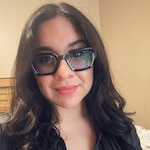 Vanessa V J. - Black - rectangle - acetate