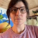 Kirsten L. - Tortoise - round - acetate