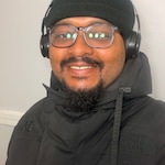 Sebron B. - Clear Brown - rectangle - acetate