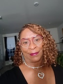 Eunice J. - Gradient Red - aviator - metal