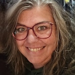 Nancy M. - Raspberry - horn - acetate-metal