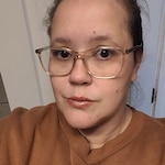 Jennifer B. - Clear Pink - rectangle - acetate