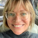 Jennifer L. - Clear Pink - horn - acetate