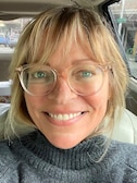 Jennifer L. - Clear Pink - horn - acetate