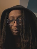 Ricky B. - Black - square - plastic