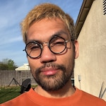 Georgekyle C. - Black Silver - round - acetate