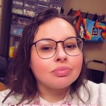 hannah C. - Matte Black - square - metal