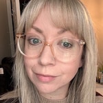 Leah D. - Clear Pink - horn - acetate