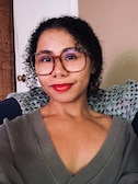 Elena A. - Clear Brown - square - acetate