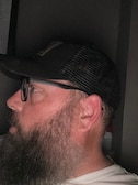 Chris L. - Matte Black - rectangle - plastic