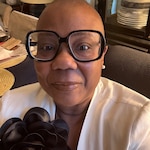 angela R. -ellis - Black - square - acetate