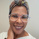 D'Nia S. - Iridescent Purple - geometric - acetate