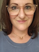Amanda H. - Rose Gold - square - acetate-metal