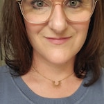 Amanda H. - Rose Gold - square - acetate-metal