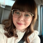 Kayla L. - Golden - round - metal