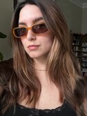 ariana G. - Orange - rectangle - acetate