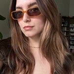 ariana G. - Orange - rectangle - acetate