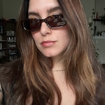 ariana G. - Tortoise - rectangle - acetate