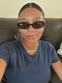 Kia A. - Black - oval - acetate