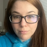 Carrie W. - Black - rectangle - acetate