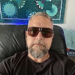 Matthew A. - Clear Gray - aviator - plastic